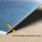 Vovoly Multipurpose Bench Scraper Kitchen Utensil for Flat Top Griddle, Dough Scraper Cutter for Bread and Pizza Cutter - Stainless Steel Metal Griddle Scraper Chopper