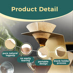 Cone Coffee Filter Papers, V02 Size, 100-Count Pack for Pour Over Coffee Makers (V02)