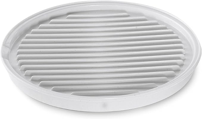 Nordic Ware Microwave 2-Sided Round Bacon and Meat Grill, 10-Inch Spatter Cover and 2-Cavity Egg Poacher