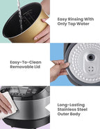 COMFEE' Rice Cooker, Japanese Large Rice Cooker with Fuzzy Logic Technology, 11 Presets, 10 Cup Uncooked/20 Cup Cooked, Auto Keep Warm, 24-Hr Delay Timer