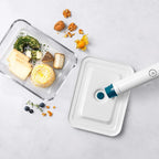 ZWILLING Fresh & Save Airtight Glass Food Storage Containers with Lids, Meal Prep Containers, One Size, La Mer