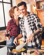 Cooking Spoon for Nonstick Cookwares, Great for Cooking and Serving Sturdy BPA-Free Matte Silicone, Wood Handle Spoon for Mixing, Scoop, and Scrape (Khaki)