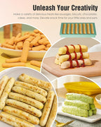 Water Bottle Ice Cube Trays for Freezer - Silicone Ice Stick Mold with Support Fame, Long Ice Cube Maker for Chilling Whiskey, Cocktails, Coffee - Reusable Easy-Release Narrow Ice Tray (Pack of 2)