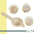 Wheat Straw Kitchen Utensils, Set of 3 (Pizza Cutter, Can and Bottle Opener, Egg Separator)