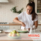 ALLTOP Pastry Blender & Bench Scraper Set - Premium Kitchen Baking Essential Tools for Cake and Bread Making - Stainless Steel Dough Scraper&Butter Cutter for Homemade Delights - Red