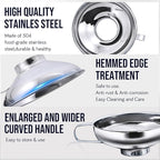 Canning Pot-Canning supplies starter kit, Stainless Steel Canning Tool Kit，Water bath canner with rack for canning.