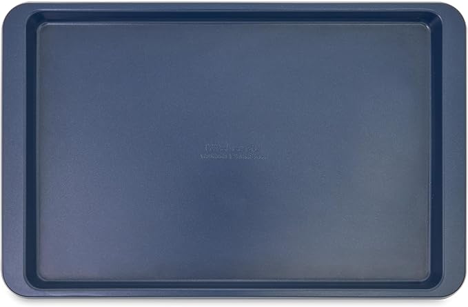 KitchenAid 10x15in Nonstick Aluminized Steel Baking Sheet, Ink Blue