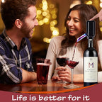 Electric Wine Aerator Pourer,Portable One-Button Wine Dispenser Machine and Wine Decanter Multi-Smart Automatic Filter Wine Pourer for Red Wine,Best Wine Gifts for Women and Wine Lovers