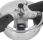 Yctze Mini Pressure Cooker, Stainless Steel Pressure Cooker Explosion Proof 1.8 Liter Pressure Cooker for Home