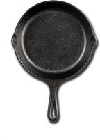 Lodge 6-1/2 Inch Cast Iron Pre-Seasoned Skillet – Signature Teardrop Handle - Use in the Oven, on the Stove, on the Grill, or Over a Campfire, Black