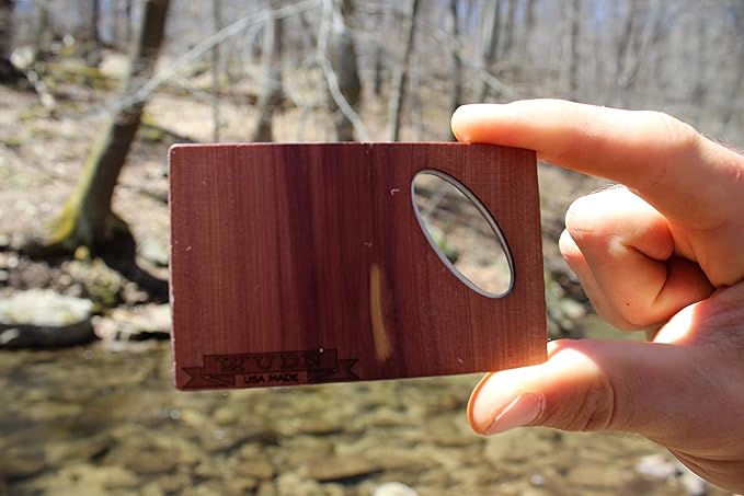 3-Piece Wooden Bar Set - 6 oz Hip Flask, 2 oz Keychain Flask & Credit Card Bottle Opener in Aromatic Cedar