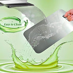 Titanium Cutting Board for Kitchen, Double Sided Food-Grade Stainless Steel Cutting Boards, Durable Rust Resistant & Dishwasher Safe, With Hook, (Size, 13.18" L x 9" W)