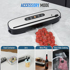 Cordless Vacuum Sealer for Food - Portable Food Saver Machine with Dry/Moist Modes, Rechargeable Design, Child Lock & Built-in Cutter - Ideal Food Vacuum Sealer Machine for Kitchen Storage