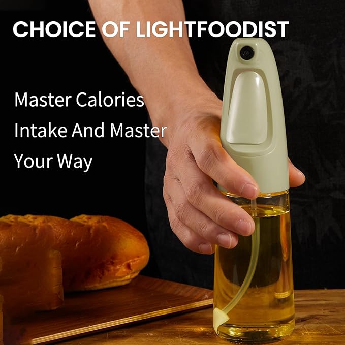 Oil Sprayer for Cooking, Olive Oil Sprayer Mister, Olive Oil Spray Bottle for Cooking, Salads, BBQs and More (Green)