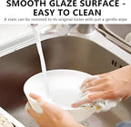 Serving Bowls, Large Salad Bowls, 9 Inch White Serving Bowl for Salad, Soup, Side Dishes, Pasta, Large Ceramic Bowl Set for Entertaining, Dinner Parties, Set of 2 (9 inch, set of 2)