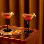Rituals Martini Glasses Set Cocktail Glass Set Premium Glassware Set, for Bar Martini, Cosmopolitan, Gimlet, Gin, and Cocktails, Fancy Manhattan Glasses, Martini Glasses Set of 2-8oz