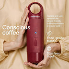 Portable Espresso Maker for Travel - Coffee Maker 5 Cup with Cold Water, 150 Cup with Preheated Water - Expresso Coffee Machine for Grounds, DG & NS Capsule - Automatic Espresso Machine, Type-C Charge