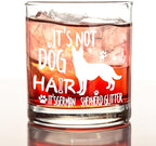 kunlisa German Shepherd Gifts Whiskey Glasses, Funny Dog Dad Mom Lovers Owners Gifts for Women Men, 10 oz Drinking Rocks Glasses for Women Men Whisky Cocktail Scotch Bourbon Liquor