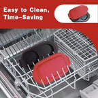 Microwave Egg Poacher for 2 Eggs,Microwave Egg Cooker, Multi-use Maker for Breakfast Sandwiches, 9.25x4.92x1.77 Inches, Portable for Home, Travel, Gifts