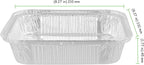 60 Pack 8 Inch Aluminum Foil Pans, Square Aluminum Baking Pans, Disposable Food Container for Food Storage Cooking Baking Roasting Takeaway