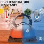 4 Pack Silicone Trivet Mats, Heat Resistant Silicone Hot Pot Holders Hot Pads for Kitchen Countertop, Non-Slip Brown Trivets for Pots and Pans, Hot Plate Mat Coffee Trivet Food Grade Silicone Mat