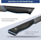 3.75 Inch Paring Knife, Fruit Knives with G10 Handle, 67-Layer Japanese Damascus Steel Forged Small Kitchen Knife, Ultra Sharp Knves with Exquisite Package