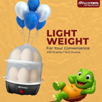 4 in 1 electric egg cooker | Boils upto 14 eggs | Poacher | Omelet maker | Vegetable steamer, dumpling & More | Royal Black