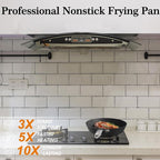 imarku Nonstick Frying Pan Skillets, 8+10+12 inch Omelette Pan with Stay Cool Handle, Healthy Cooking Frying Pan, Free of PFAS PFOA PTEE, Oven/Dishwasher Safe, Compatible with All Cooktops