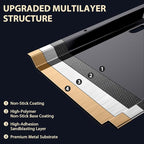 Utheer Nano-Ceramic Half Griddle for Ninja FlexFlame PG300,Professional-Grade Nonstick Half-Size Griddle Plate with Grease Drain,Rust-Resistant,BBQ Breakfast & Camping,Fit Ninja FlexFlame XSKHLFGRIDLE