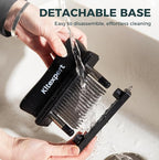 Kitexpert Meat Tenderizer 48 Ultra Sharp Blades Meat Tenderizer Tool with Stainless Steel Needle, Detachable Base for Easy Cleaning, Heavy Duty Tenderizer for Chicken, Steak