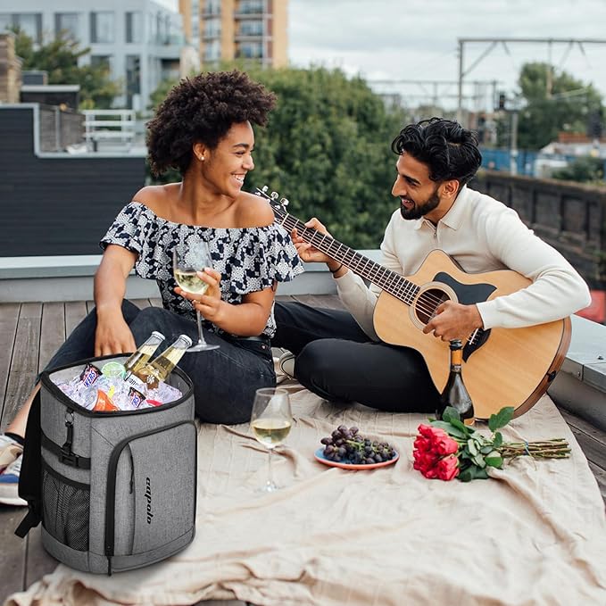 Capolo 36/45 Cans Cooler Backpack Insulated Waterproof for Women Men Lunch Backpack Coolers Leak Proof Soft Cooler Bags