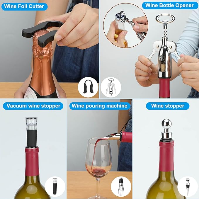 KITHELP 2 PCS Ice Buckets for Parties, 5.5L Ice Bucket with Scoops and Metal Wine Bottle Opener, Mimosa Bar Supplies Beverage Tub for Champagne, Beer, Cocktail