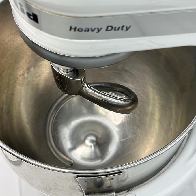 Durable Spiral Dough Hook - Compatible with KitchenAid Heavy Duty Series 5 Qt Bowl-Lift Stand Mixers（K4, K5, K5A, K5SS, KSM5, KDM5, KPM5, KP50, KSM50, KPM50, KSM450, KSM500, KPD162, KSMC50, PRO 500）
