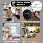 Nuwave PIC Flex Compact, Portable, Powerful Induction Cooktop With 9-inch Duralon Healthy Ceramic Non-Stick Fry Pan