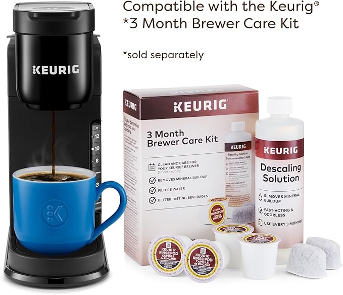 Keurig K-Express Single Serve Coffee Maker – Strong Brew Option, 42oz Reservoir, Sleek Design for Holiday Hosting & Gifting, Black