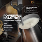 Espresso Machine - 20 Bar Coffee Maker with Milk Frother Steam Wand, Cold Brew Iced Coffee Maker, 1450W Semi-Automatic Coffee Machine with 34oz Water Tank for Latte