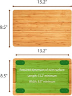 Cutting board Compatible with Breville BOV450XL Mini Smart Toaster Oven, Accessories for Countertop Oven, With Heat Resistant Non-Skid Silicone Feet, Creates Storage Space, Protects Cabinets Cupboard