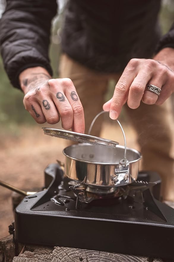 Stansport Heavy Duty Aluminum Cook Set 1 Person (250-P)