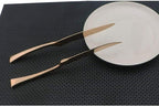 18/10 Stainless Steel Mirror Polished Copper Flatware Set,Dishwasher Safe,Service for 4