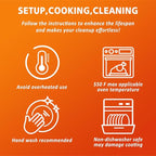 Hisencn Enameled Cast Iron Cookware Set - 7-Piece Ceramic Coated Cast Iron Cookware Set, Dutch Ovens, Sauce Pan, Skillet, 3 Lids, Heavy Duty Cookware, Gas/Induction Compatible, PFA Free, Cream White