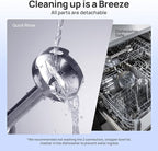 Consciot 10-in-1 Immersion Blender Handheld Max 1100W with Entire Stainless Steel Blender Shaft, Trigger Speed Control, 800ml Beaker, 600ml Chopper, Beaters, Frothers, Hooks, Masher, Whisk & 600ml Cup