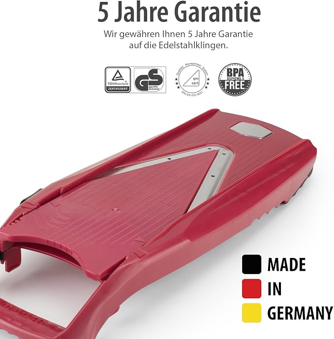 Swissmar Borner V Power Mandoline, V-7000, Red
