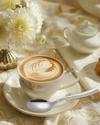 20-Piece Silverware Set, Ollex Stainless Steel Hammered Flatware Cutlery Set for 4, Mirror Polished Kitchen Utensils included Silver Knives Spoons and Forks Set Dishwasher Safe