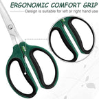 Hydroponic 2-Pack Bonsai Scissors and Plant Trimming Shears Set - Stainless Steel Pruning Shears for Indoor Gardening, Succulent Harvest, and Precision Plant Care