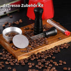 54mm WDT Tool Espresso Accessories Kit,GdHaHSP Dosing Funnel and Puck Screen Set,Espresso Stirrer Distribution Tool,Espresso Whisk for espresso tools