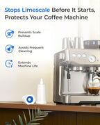 Waterdrop Coffee Filter, Replacement for Breville® Water Filter, Breville® Express Espresso Machine Water Filter, Breville® Barista Touch, Oracle® Touch BES990, TÜV SÜD Certified, 4 Packs