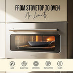 Alva Artist 11” Carbon Steel Frying Pan – Naturally Nonstick & No PTFE, PFOA, PFAS – Chef-Grade Heat Control for Even Cooking – Oven & Induction Safe – Easy to Clean & Built to Last a Lifetime