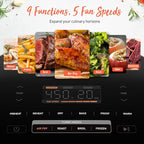COSORI Air Fryer 9-in-1, Compact & Large 6-Qt, Fast Turbo Modes, 90-450°F Even Results, Precision Heating, Up to 95% Less Oil*, Roast, Bake, Dry, Reheat, Frozen, Broil, Proof, 120V, TurboBlaze