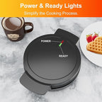Heart Waffle Maker, 750W Nonstick Double-side Heating Mini Heart Waffle Maker, Easy to Clean, Home Baking Machine
