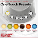 Magic Mill Pro Electric Kettle with tea Infuser and Temperature Control - Keep Warm Function, Rapid Boil, Automatic Safety Shut Off, BPA Free, No Plastic on Water, British Patent Technology,Large 1.7L